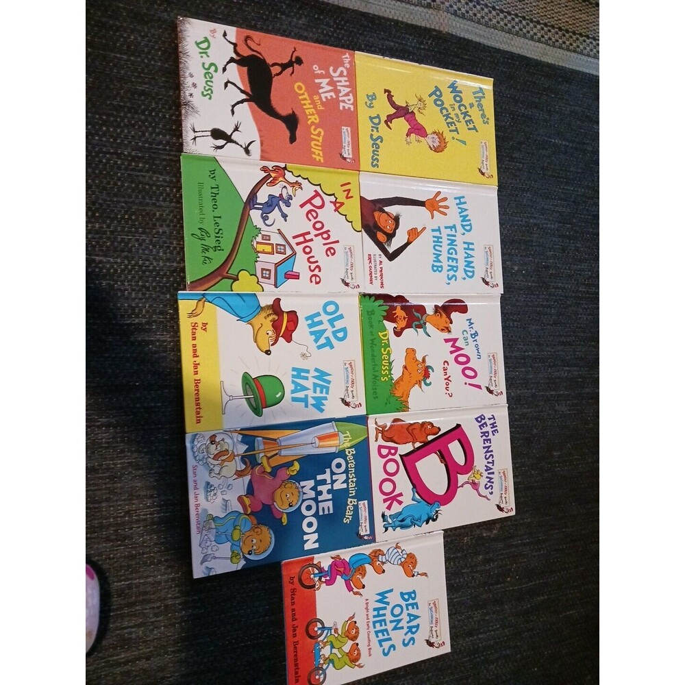 Lot Of 9 Dr Seus And Other Bright And Early Books For Beginning Beginners...